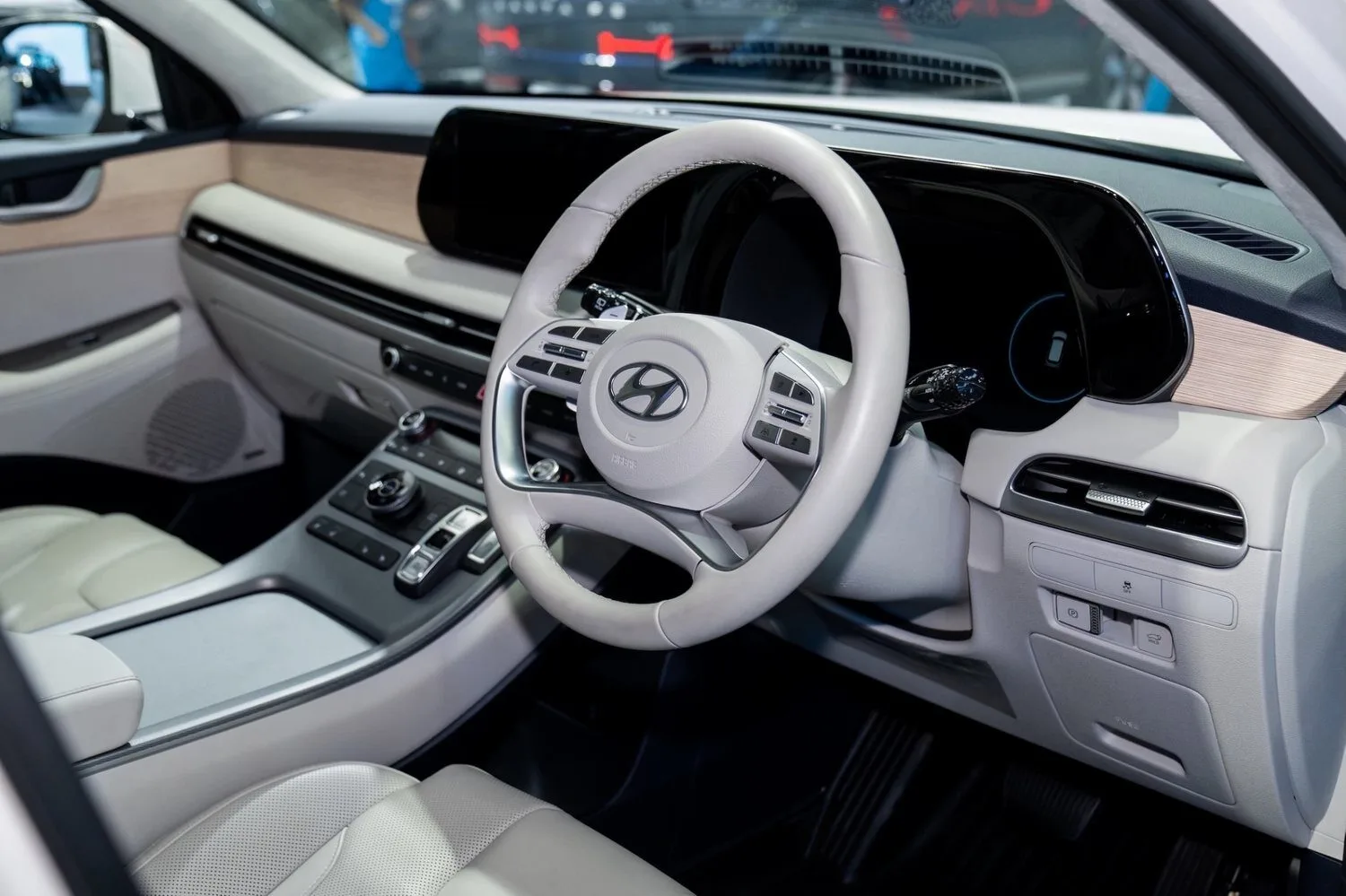 Hyundai Palisade 2026 ห้องโดยสารด้านหน้า