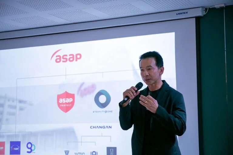 เวทีแถลงข่าวยุทธศาสตร์ธุรกิจ asap Mobility Ecosystem