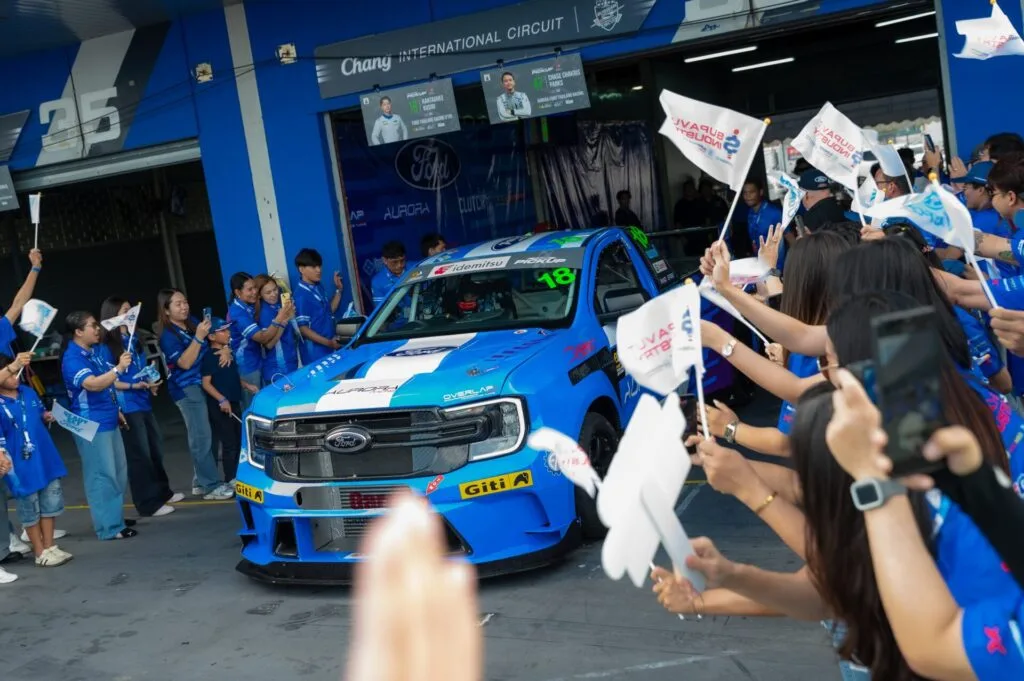 Ford Ranger หมายเลข 18 จาก Ford Thailand Racing ออกสตาร์ทใน Thailand Super Series 2026