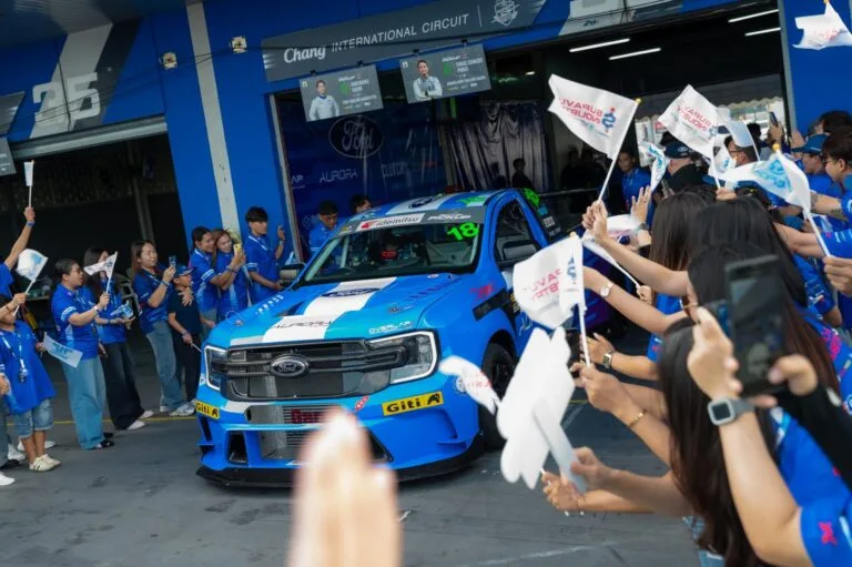 ฟอร์ด เรนเจอร์ ประกาศศักดา Racing DNA กวาด 8 โพเดียม จาก 3 สนามแรกในศึก Thailand Super Series 2026
