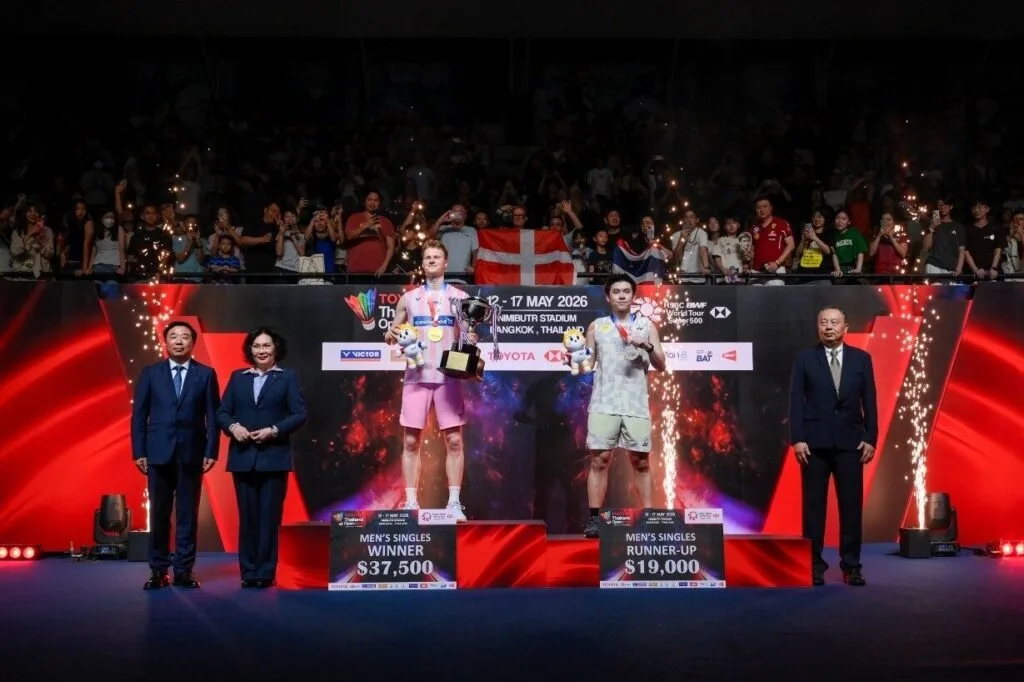 พิธีมอบรางวัลชายเดี่ยว TOYOTA Thailand Open 2026