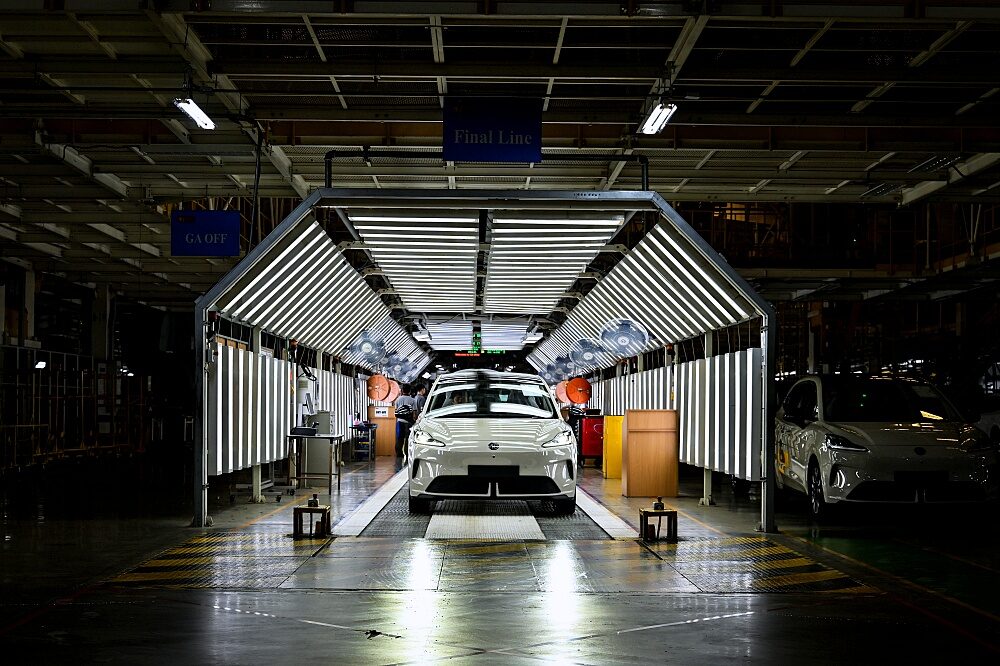 NEW MG URBAN 2026 at a quality inspection station in Thailand