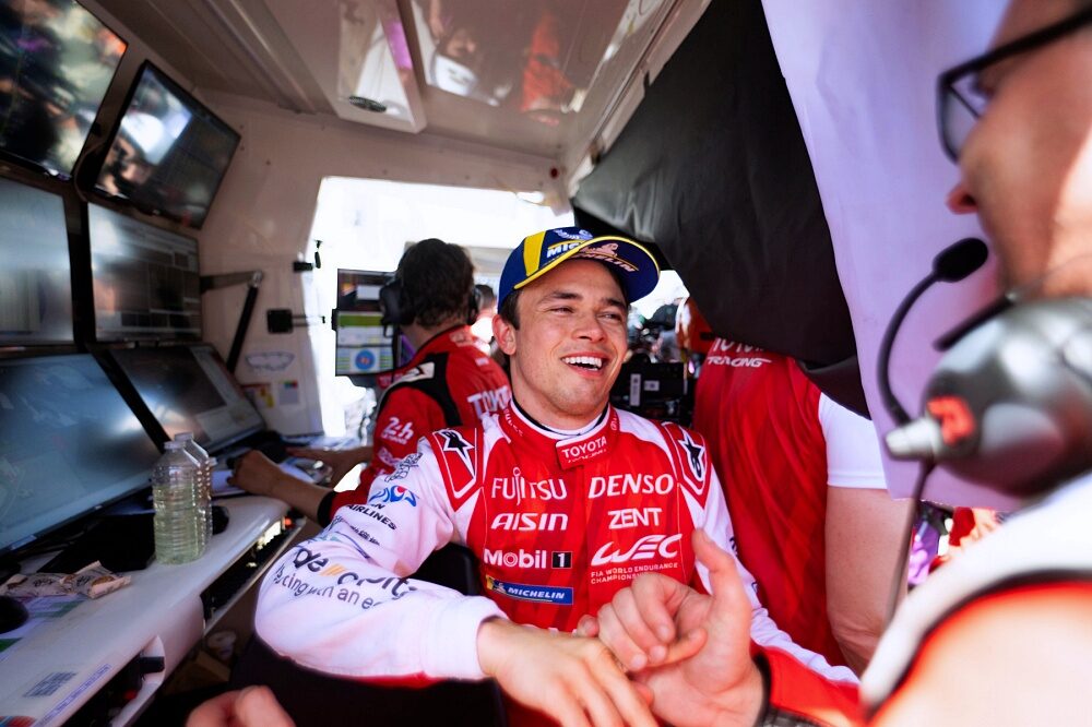 Toyota Racing pit and garage atmosphere during the 2026 Le Mans 24 Hours
