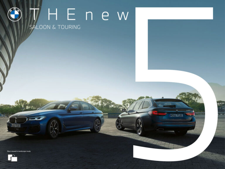 BMW 5 Series (G30 2017) - ภาพสเป็กชีท