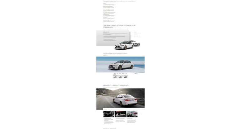 BMW M3 (G80 2020) - ภาพหน้ารถ