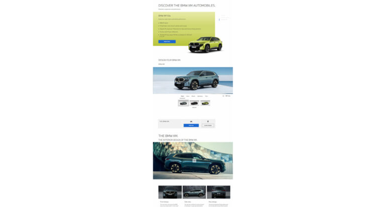 BMW XM (G09 2022) - ภาพหน้ารถ