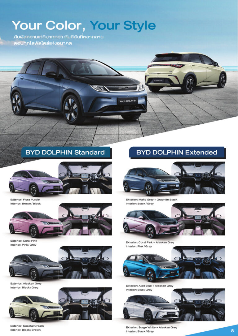 BYD DOLPHIN (1st Gen 2021) - ภาพสเป็กชีท