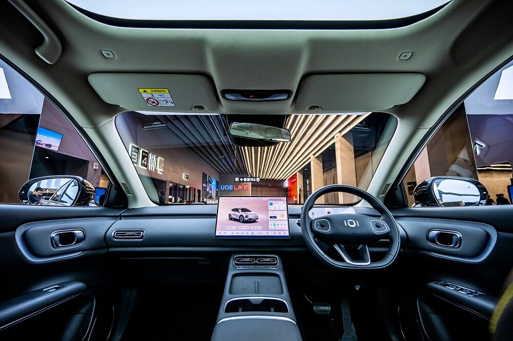 ห้องโดยสาร CHANGAN NEVO Q05 2026 มุมมองจากเบาะหลัง