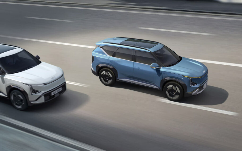 ภาพภายนอก The Kia EV5 สำหรับข่าวโปรโมชัน Kia มิถุนายน 2026