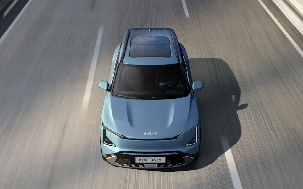 ภาพภายนอก The Kia EV5 สำหรับข่าวโปรโมชัน Kia มิถุนายน 2026