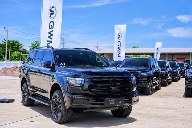 GWM delivers 33 TANK 500 DIESEL 2026 SUVs to Thailand Royal Irrigation Department