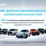 GWM ตอกย้ำความเชื่อมั่น คว้าอันดับ 1 ดัชนีความพึงพอใจบริการหลังการขายแบรนด์จีน 2 ปีซ้อน กางแผนยกระดับ GWM Exclusive Service ครบวงจรปี 2026