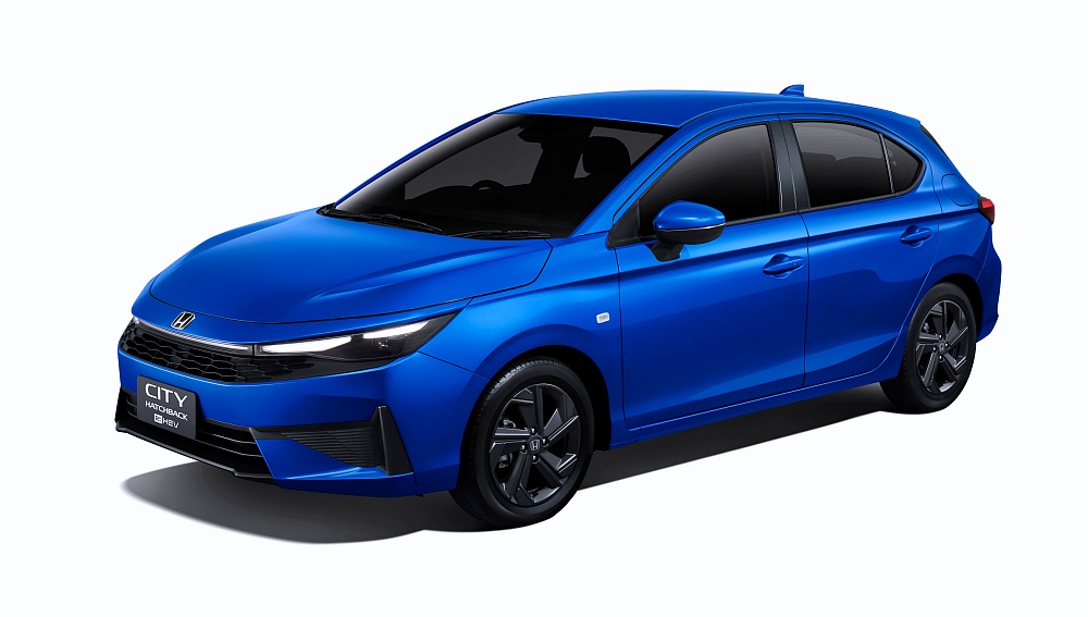 Honda City 2026 e:HEV V in Brilliant Sporty Blue Metallic
