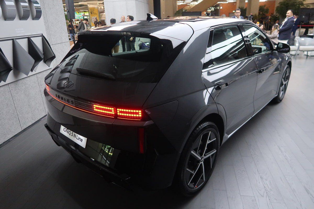 ดีไซน์ด้านท้ายของ Hyundai IONIQ 5 N Line 2026