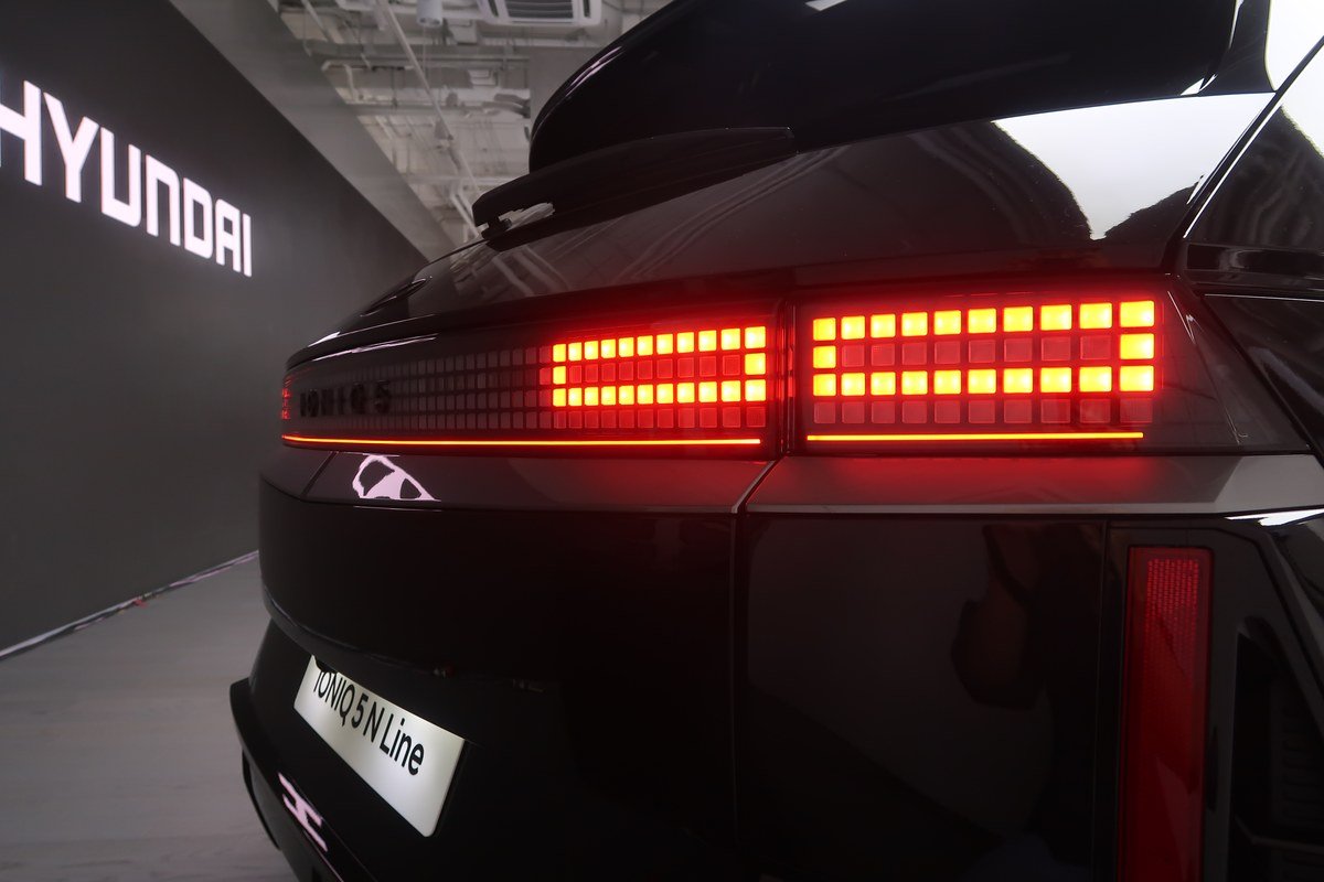 ไฟท้ายแบบ Parametric Pixel ของ Hyundai IONIQ 5 N Line 2026