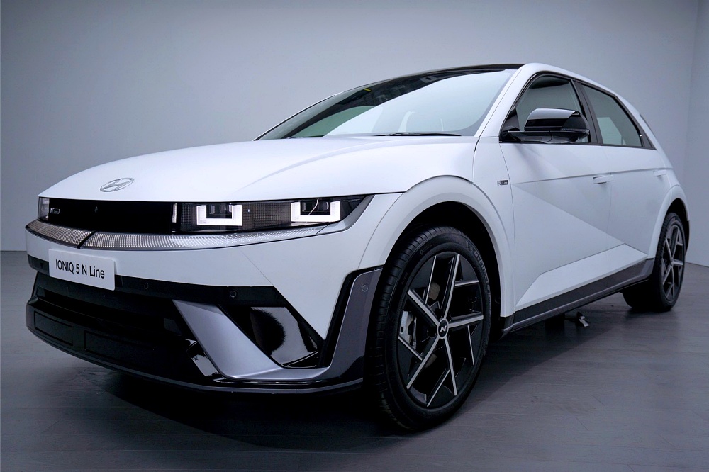 ดีไซน์ภายนอก Hyundai IONIQ 5 N Line 2026 พร้อมชุดแต่ง N Line