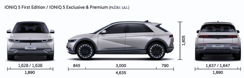 พวงมาลัยสปอร์ต Hyundai IONIQ 5 N Line 2026 ลายตะเข็บสีแดง