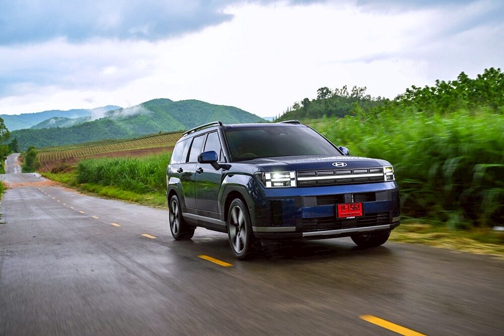 หน้าจอมาตรวัดดิจิทัล HYUNDAI SANTA FE HYBRID INSPIRATION