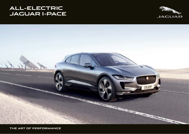 Jaguar I-Pace (1st Gen 2018) - ภาพสเป็กชีท