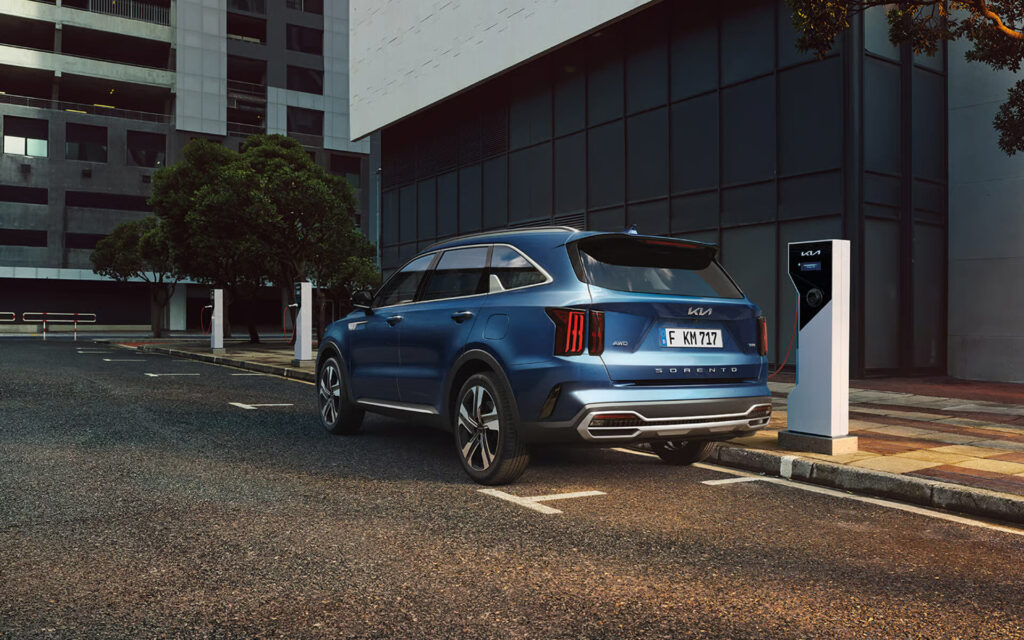 ภาพภายนอก The Kia Sorento PHEV สำหรับข่าวโปรโมชัน Kia มิถุนายน 2026