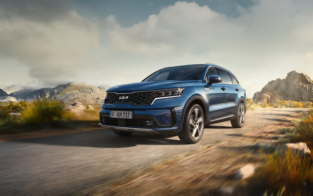 ภาพภายนอก The Kia Sorento PHEV สำหรับข่าวโปรโมชัน Kia มิถุนายน 2026
