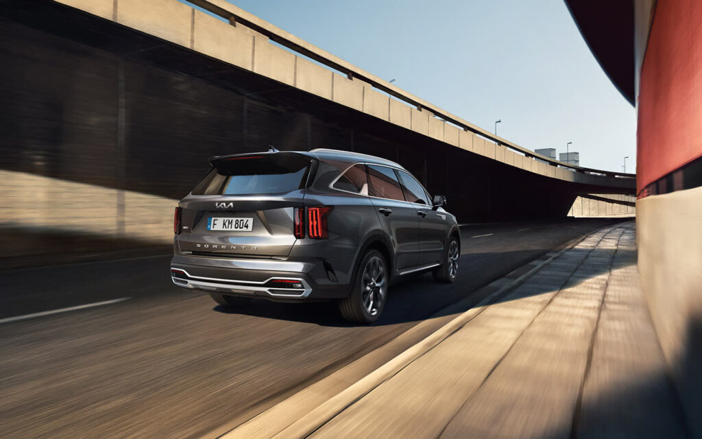 ภาพภายนอก The Kia Sorento PHEV สำหรับข่าวโปรโมชัน Kia มิถุนายน 2026