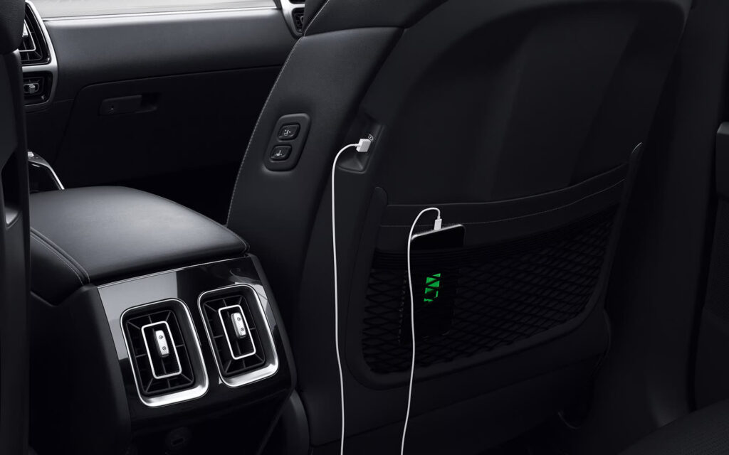 ภาพห้องโดยสาร The Kia Sorento PHEV สำหรับข่าวโปรโมชัน Kia มิถุนายน 2026