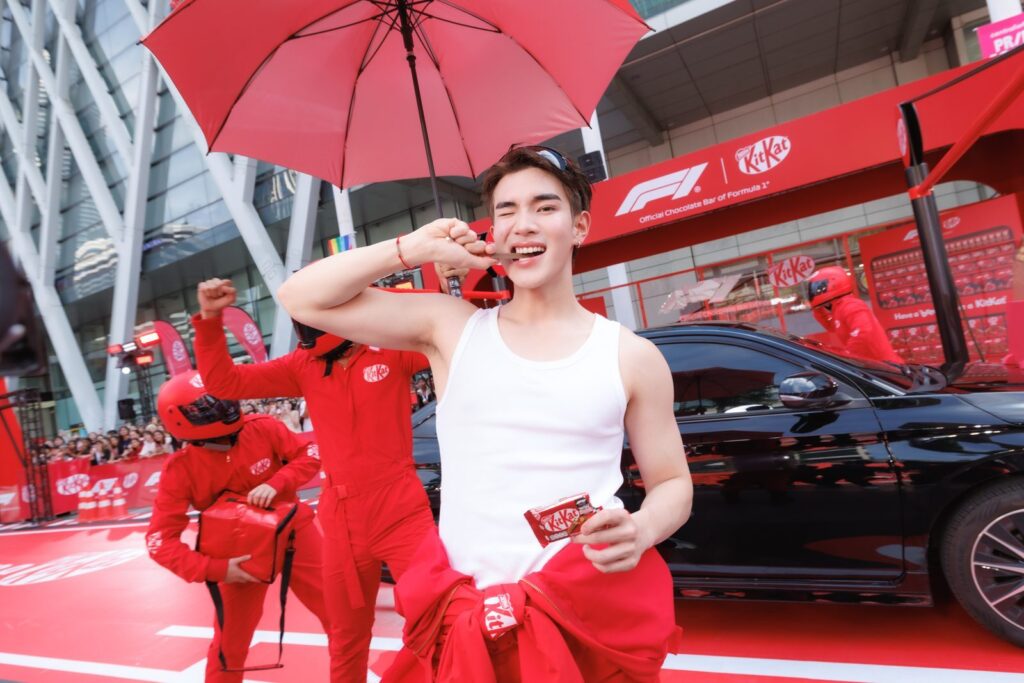 KITKAT partners with FORMULA 1 2026, landing in Thailand to launch limited-edition race car-shaped chocolates, challenging speed to delight motorsport fans.