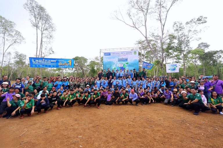 ลามิน่าเดินหน้า “ติดฟิล์มให้โลก” ปลูกป่าวิจัย 30 ไร่ คืนผืนป่ารวมกว่า 580 ไร่