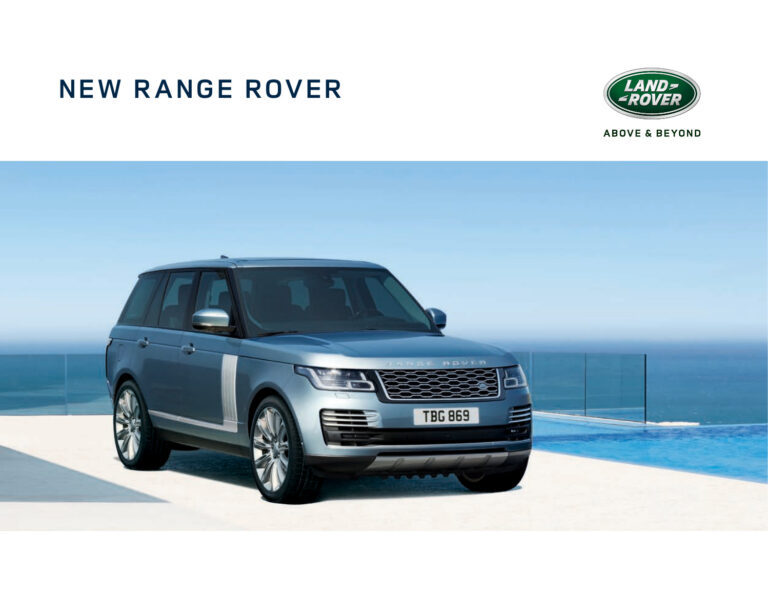 Land Rover Range Rover (L405 2012) - ภาพสเป็กชีท