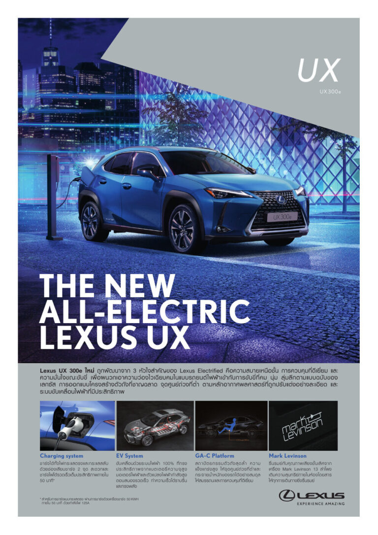 Lexus UX (ZA10 2018) - ภาพสเป็กชีท