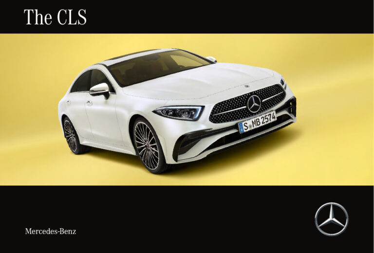 Mercedes-Benz CLS (C257 2018) - ภาพสเป็กชีท