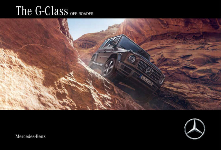 Mercedes-Benz G-Class (W463A 2018) - ภาพสเป็กชีท