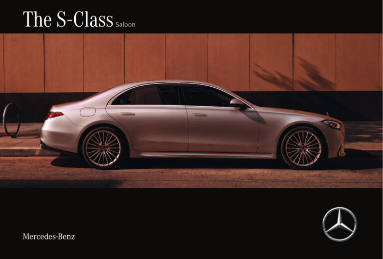 Mercedes-Benz S-Class (W223 2020) - ภาพสเป็กชีท