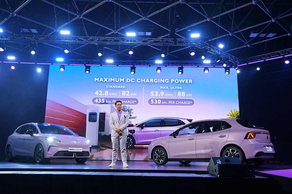 ภาพข้อมูลสเปกแบตเตอรี่และระบบชาร์จไฟฟ้ากระแสตรง DC ของ MG URBAN 2026