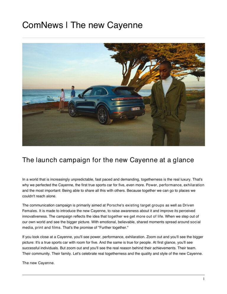Porsche Cayenne Coupe (9Y0 2019) - ภาพสเป็กชีท