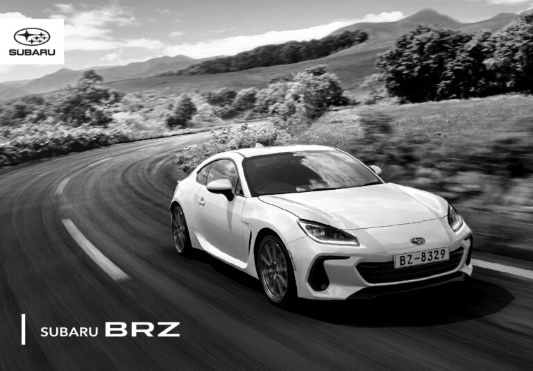 Subaru BRZ (2nd Gen 2021) - ภาพสเป็กชีท