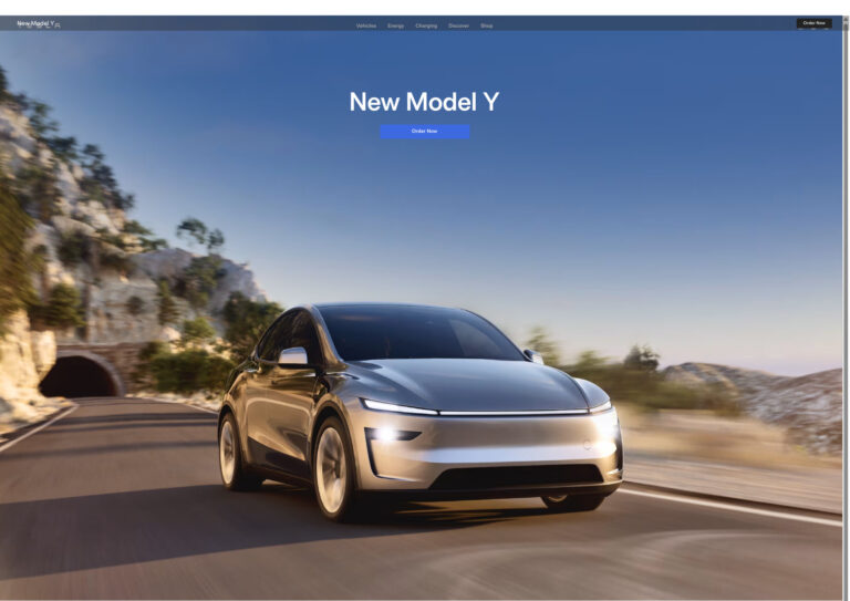 Tesla Model Y (1st Gen 2020) - ภาพสเป็กชีท