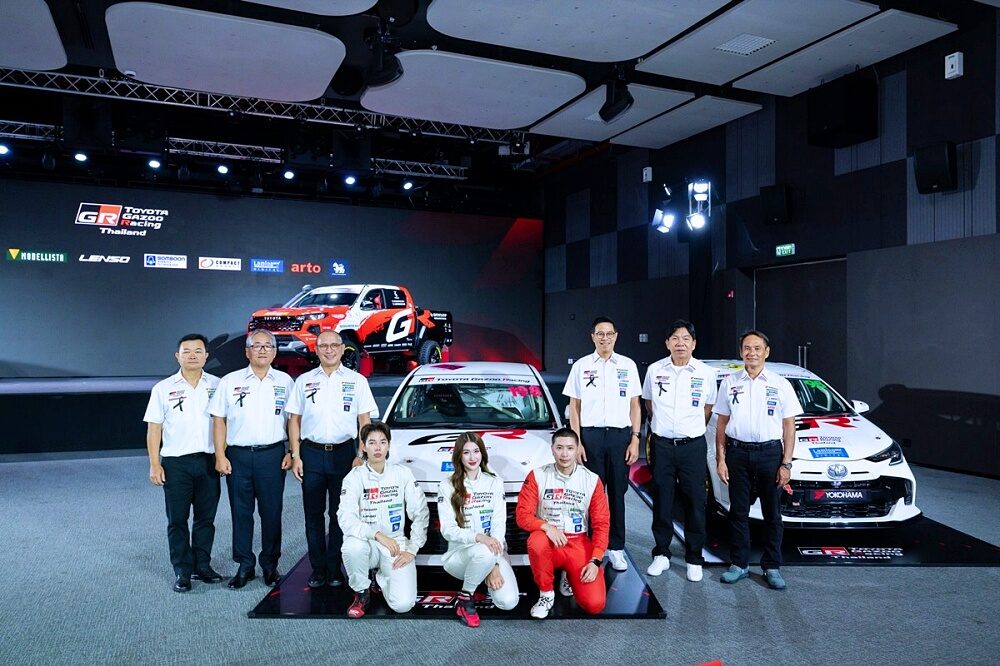 กลุ่มผู้บริหาร นักแข่ง และทีมงาน Toyota Gazoo Racing Thailand 2026