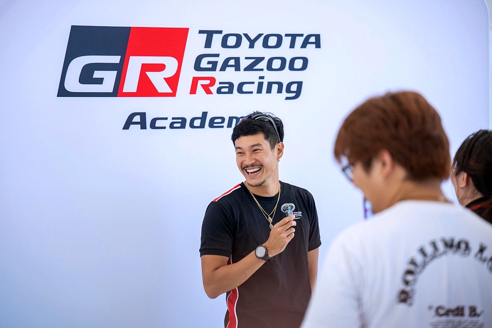 ตัวแทนโครงการ TGR Academy ให้สัมภาษณ์ในงาน Toyota Gazoo Racing Thailand