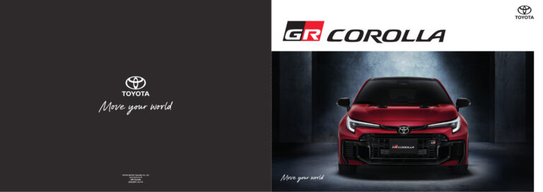 Toyota GR Corolla (E210 2022) - ภาพสเป็กชีท