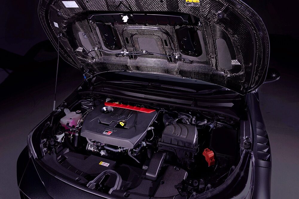 ห้องเครื่อง Toyota GRMN Corolla 2026 พร้อมเครื่องยนต์ G16E-GTS 1.6 เทอร์โบ