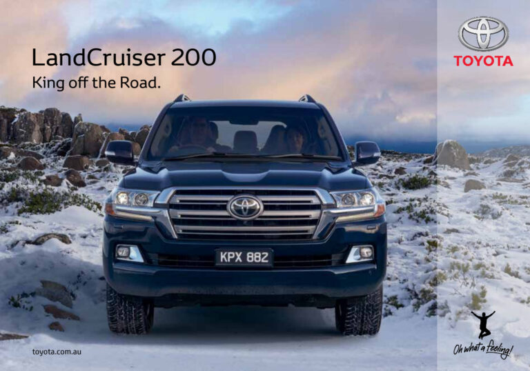 Toyota Land Cruiser (J200 2007) - ภาพสเป็กชีท