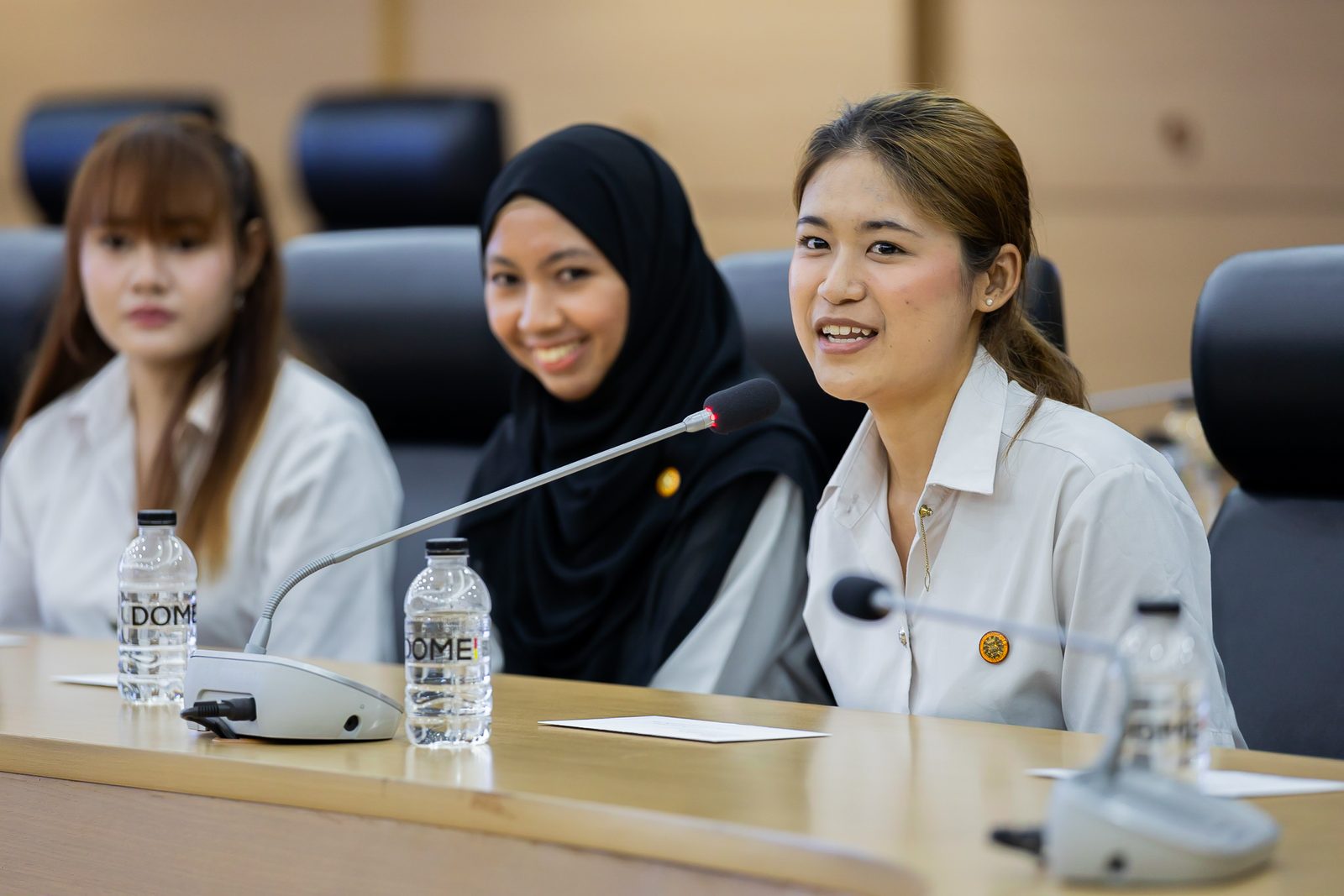 ผู้บริหารสถาบันธรรมศาสตร์และโตโยต้าร่วมต้อนรับและพูดคุยแนวทางการศึกษา
