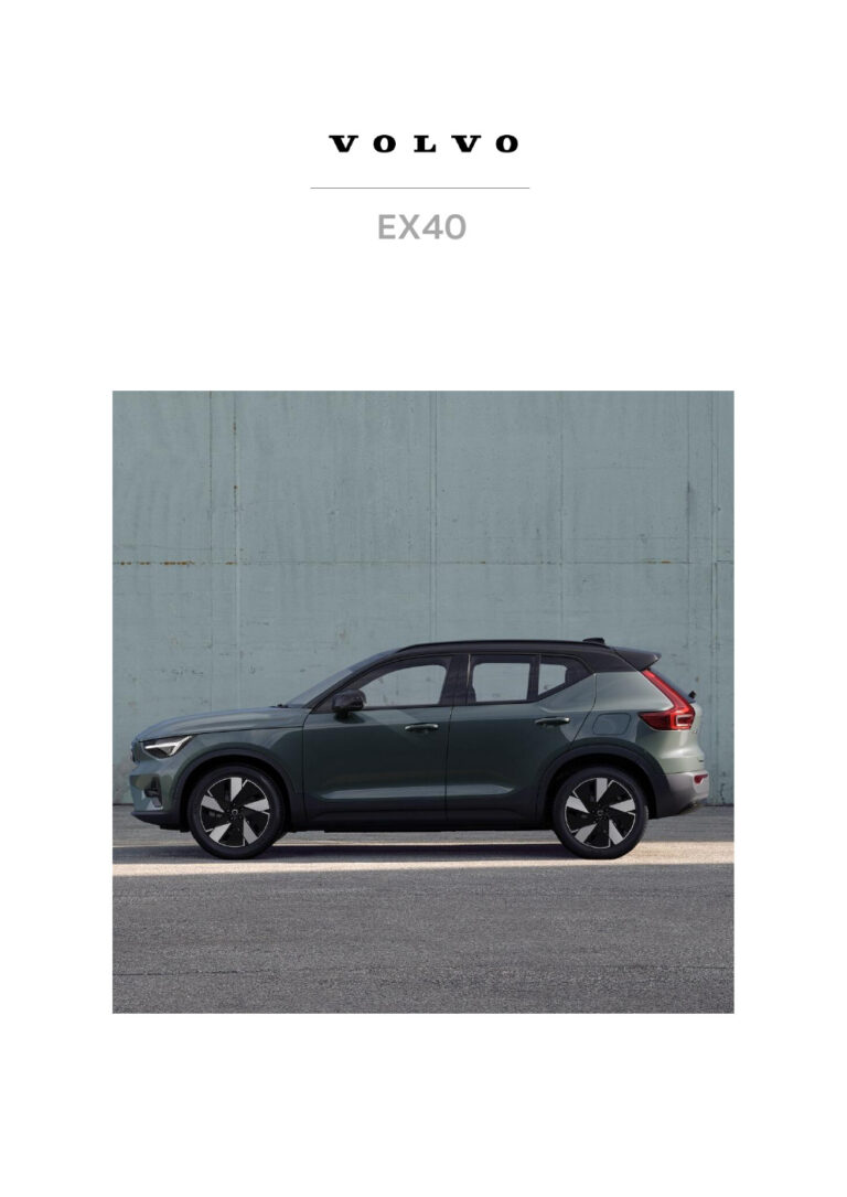 Volvo EX40 (CMA 2024) - ภาพสเป็กชีท