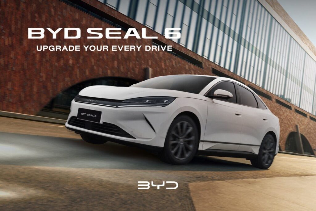 BYD SEAL 6 ปี 2026 ภาพโปรโมตมุมด้านหน้า
