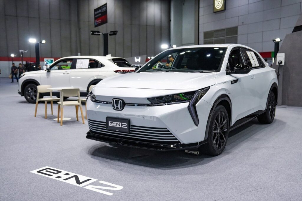 Honda e:N2 2026 รถไฟฟ้า 100% จัดแสดงในบูท Honda