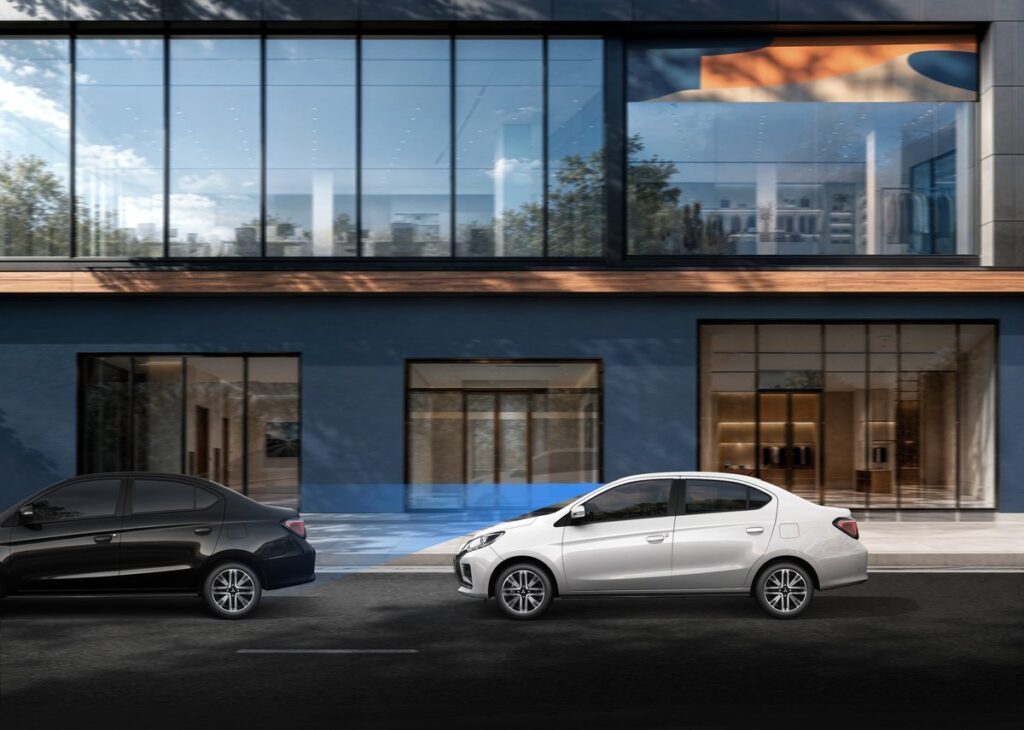 ภาพหน้าข้อมูลความปลอดภัย Mitsubishi Attrage 2026