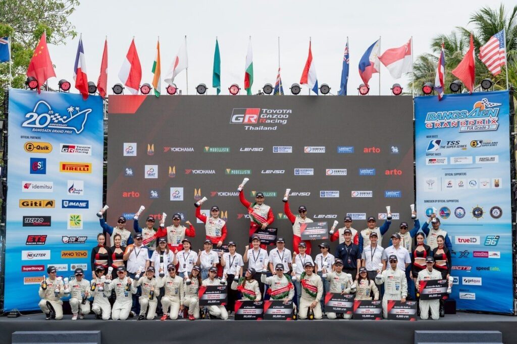 พิธีเปิดการแข่งขันและโพเดียม Toyota Gazoo Racing Thailand 2026 สนามบางแสน ภาพที่ 57