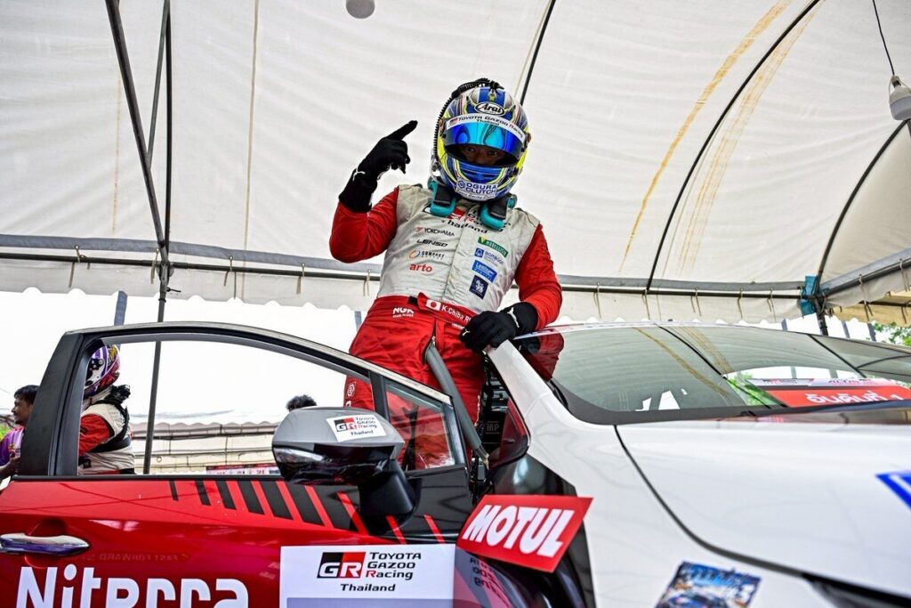 รถแข่ง Toyota Gazoo Racing Thailand 2026 บนสตรีทเซอร์กิตบางแสน ภาพที่ 76